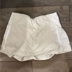 Lululemon White Skirt size 4Reg